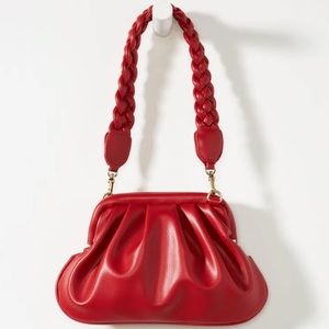 Anthropologie Oona Faux Leather Clutch